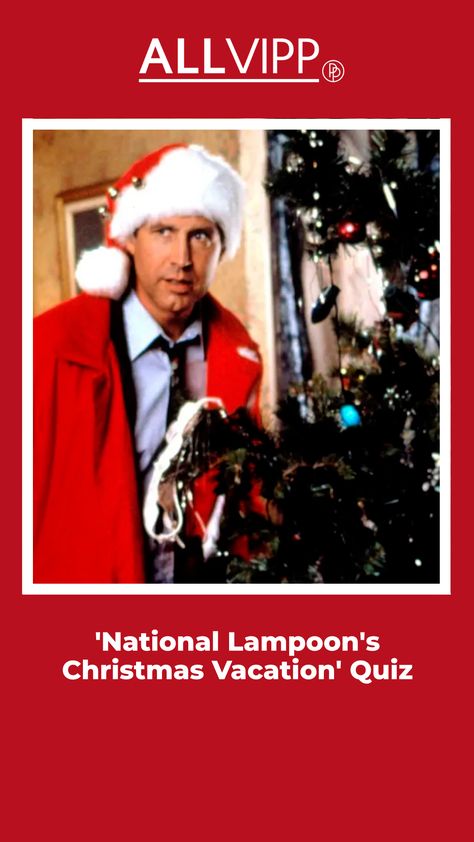 'National Lampoon's Christmas Vacation' is a holiday classic. Take this quiz to test your knowledge of the movie, its cast, characters, and other fun facts.| TV | movies | Lampoons Christmas Vacation, Christmas Vacation Movie, Vacation Movie, Movie Quiz, National Lampoons Christmas, Lampoons Christmas, National Lampoons Christmas Vacation, Lampoon's Christmas Vacation, National Lampoons