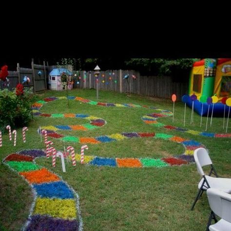 Giant Party Games, Diy Birthday Party Ideas, Traveling Hacks, Kid Birthday Party, Candy Land Birthday Party, Anniversaire Diy, Babies Stuff, Park Birthday, Candyland Birthday