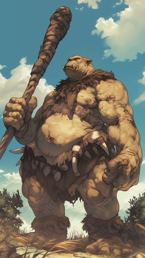 Ogre Concept Art, Troll Rpg, Ogre Dnd, Dnd Ogre, Ogre Mage, Ogre Art, Battle Mage, Shadow Monster, Dnd Monsters