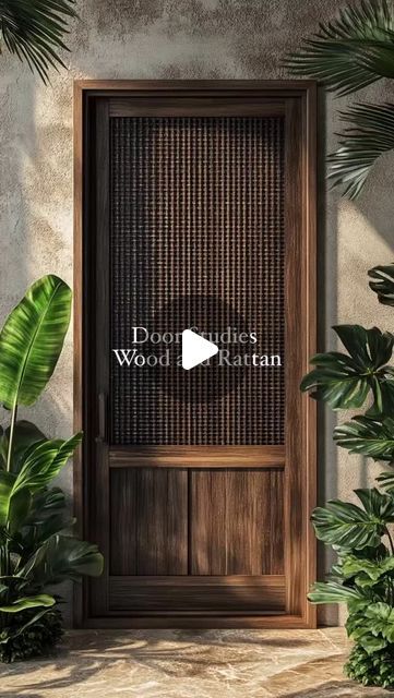 ARSI INTERIOR on Instagram: "Exploring some more traditional door design options, simple combination of wood and rattan for a project in Bali 🌿
.
@arsivisual.studio @kylou.id
Publication by @arsivisual.id @arsinterior.id @archvisual.id
Design by @george.hutchins_" Traditional Door Design, Bali Door, Traditional Door, Id Design, Minimalist Bedroom, Door Design, Bali, Bedroom, Wood