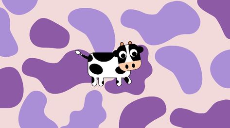 Follow for more @Álainn Cosmetics ✨ Cute Macbook Wallpaper Aesthetic Purple, Purple Wallpaper For Macbook, Cow Print Desktop Wallpaper, Cow Wallpaper Laptop, Pc Wallpaper Aesthetic Purple, Purple Wallpaper Computer, Lap Wallpaper, Aesthetic Cow Print, Cow Print Aesthetic