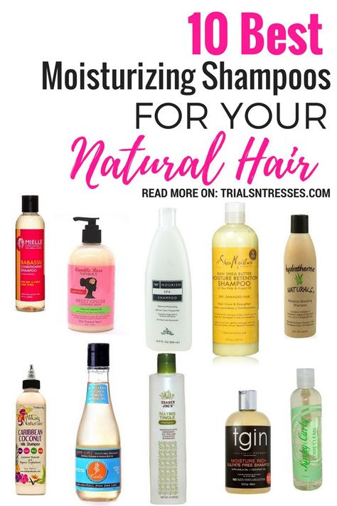 10 best moisturizing shampoos for your natural hair Updo Cornrows, Natural Hair Shampoo, Curly Short, Hair Regimen, Faux Hawk, Wild Hair, Black Hair Care, Best Shampoos, Natural Haircare