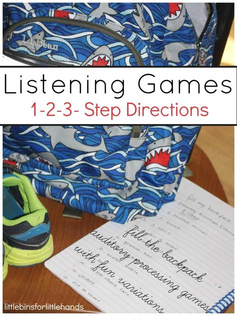 Listening Games For Kids, Auditory Processing Activities, Listening Games, Classroom Halloween, Auditory Processing Disorder, Auditory Processing, Gross Motor Activities, Craft Paint, Following Directions