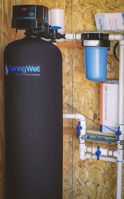 Well Water Filter System, Well Water System, Water Softener System, Water Softeners, Barn Style House Plans, Well Water, Daily Water, Well Pump, Water System