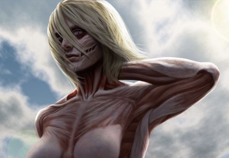 The Female Titan, Runin Fang, Annie Female Titan, Annie Titan, Aot Fanart, Female Titan, Annie Leonhardt, George Melies, Animation Stop Motion