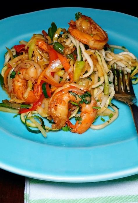 Zucchini Noodle Filipino Pancit • Cook me joy Filipino Pancit, Rice Noodles Stir Fry, Fried Rice Noodles, Zucchini Noodle, Stir Fry Rice, Rice Vermicelli, Food Stands, Zucchini Noodles, How To Cook Shrimp