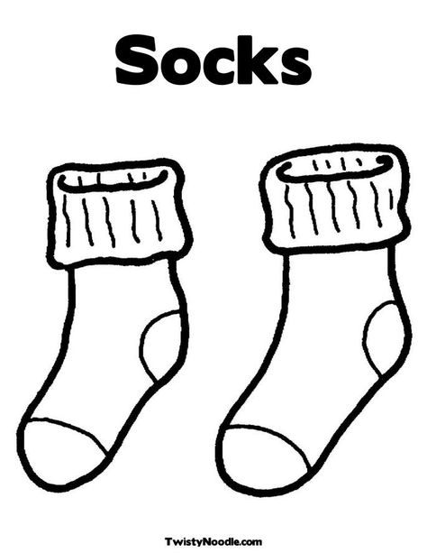 sock template for Fox in Socks bulletin board Socks Coloring Page, Odd Socks Day, Eureka Math Kindergarten, Dr Seuss Preschool, Dr Seuss Activities, Dr Seuss Crafts, Seuss Classroom, Seuss Crafts, Dr Seuss Week