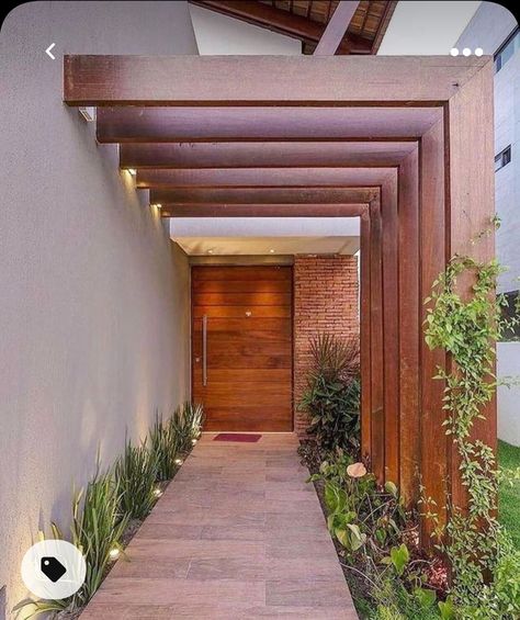 Detail Arsitektur, Bilik Idaman, Pelan Rumah, Eksterior Modern, Modern Exterior House Designs, التصميم الخارجي للمنزل, Entrance Design, Modern House Exterior Design, Modern House Exterior Colors