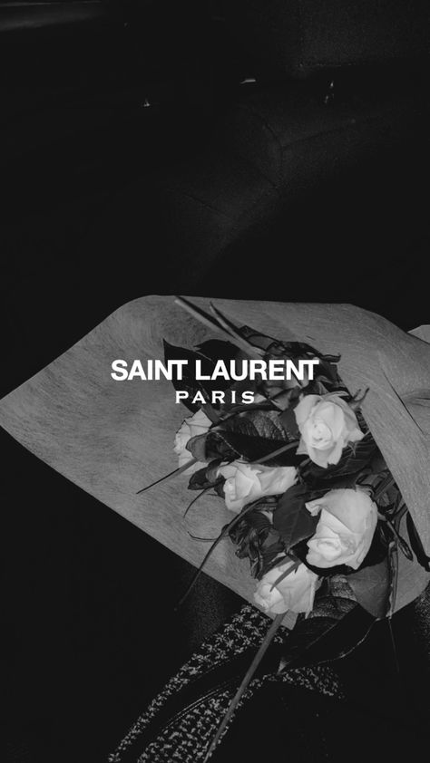 Yves Saint Laurent Wallpaper, Ysl Aesthetic Wallpaper, Saint Laurent Poster, Luxury Brands Aesthetic Wallpaper, Yves Saint Laurent Aesthetic, Saint Laurent Aesthetic, Vintage Poster Design, Black Phone Wallpaper, Gray Aesthetic