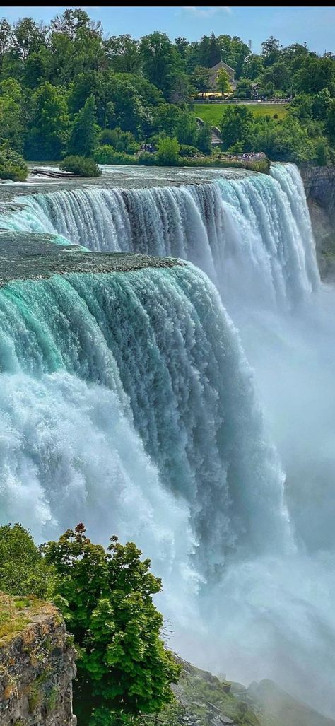 Niagara Waterfall, Falls Aesthetic, Action Board, Fall Wallpaper, Dark Aesthetic, Niagara Falls, Vision Board, Yoga, Natural Landmarks