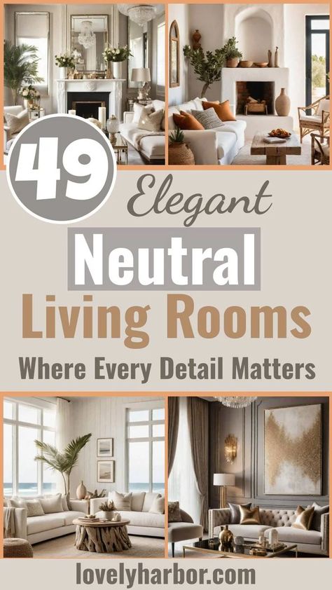 49 Neutral Living Room Ideas: Serenity and Style in Every Detail 2 Neutral Living Room Ideas, Cozy Neutral Living Room, Furnitur Ruang Keluarga, Living Room Decor Neutral, Living Room Trends, Living Room Organization, Neutral Living Room, Coastal Living Room, White Living