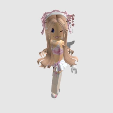 Barbie Outfits Roblox Avatar, Barbie Avatar, Roblox Gyaru, Roblox Barbs, Barbie Roblox, Barbie Fits, Roblox Drawing, Gyaru Hair, Models Outfits