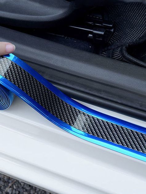 Blue PVC Embellished Automotive Exterior Accessories Blue Car Accessories, Home Window Grill Design, Cool Car Accessories, Car Fix, Blue Car, Sport Earbuds, Body Armor, Car Interior Accessories, Truck Accessories