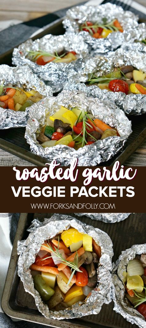 Veggie Foil Packets, Vegetable Foil Packets, Plant Based Bbq, Hobo Dinner Recipes, Summer Bbq Side Dishes, Summer Suppers, Foil Pack Recipes, Bbq Side Dish, Foil Packet Dinners