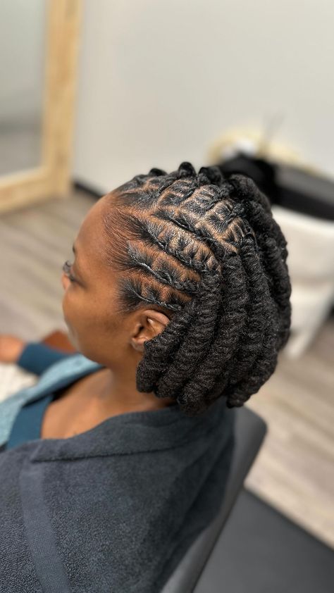 Instagram video by Janai Harris • Feb 29, 2024 at 9:29 PM Locks Styling For Women, Unique Dreadlocks Styles, Loc Bob With Bangs, Loc Bob Styles Dreads, Loc Bobs, Loc Twists, Cute Loc Styles, Loc Styles Medium, Loc Knots