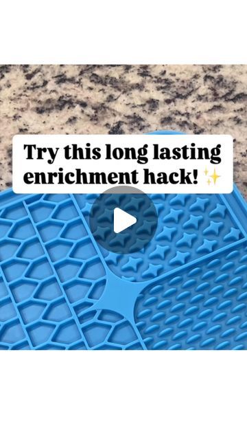 bodhi + kora on Instagram: "SAVE THIS IDEA!👇

Another super easy enrichment idea for your dog and it’s only 1 ingredient!

I cant believe how long it took my dog to finish this! This is a must try for those dogs that finish lick mats super fast.

Make sure you are always supervising your dog during these activities!

Follow @bodhi.and.kora for more tips!

#canineenrichment #dogtips #dogenrichmentideas #puppytips #puppytricks #hyperdog #dog #doghacks #dogparents #trendingaudio" Dog Lick Mat Ideas, Hyper Dog, Dog Enrichment, Dog Hacks, Dog Parents, Only 1, My Dog, I Cant, Super Easy