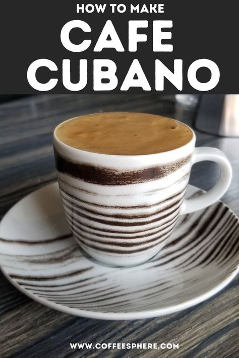 Cuban Coffee Recipe, Cubano Recipe, Cubano Coffee, Easy Coffee Drinks Recipes, Cold Coffee Drinks Recipes, Affogato Coffee, Cafe Cubano, Cuban Coffee, Cold Coffee Recipes