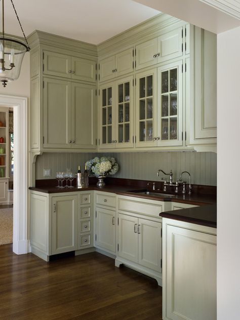 Georgian Restoration - Traditional - Kitchen - San Francisco - by EJ Interior Design, Inc. | Houzz Georgian Style Kitchen, Georgian Kitchen Style, Small English Kitchen, Georgian Interiors Traditional, Georgian Style Interiors, Georgian Restoration, Colonial House Kitchen, English Toilet, Georgian Interior Design