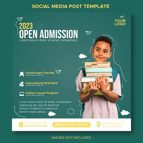 Admission Open Creative Ads, Admission Open Creative Poster, School Promotion Poster, Admission Open Creative, Admission Open Design, Bathroom Concrete Floor, Admission Post, School Promotion, Bathroom Concrete