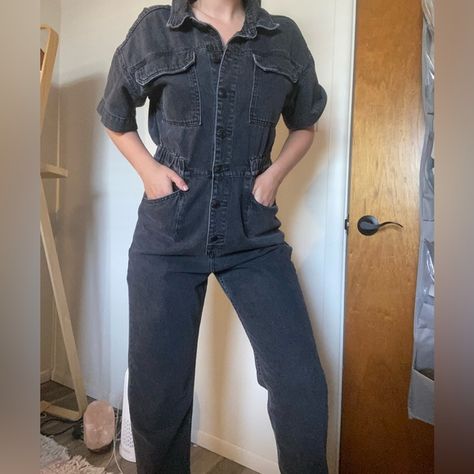 Free People denim jumpsuit | Marci Coveralls | Very good condition Free People Jumpsuit, Free People Denim, Free People Pants, Denim Jumpsuit, Overalls, Free People, Size 4, Dress Up, Jumpsuit