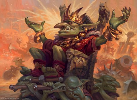 ArtStation - MtG: Muxus, Goblin Grandee, Dmitry Burmak Goblin Names, Goblin Art, Magic: The Gathering, Mtg Art, Lotr Art, Goblin King, Cthulhu, Dnd Characters, Magic The Gathering