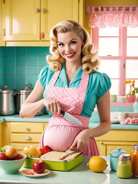 70s House Wife, Murderous Housewife, Housewife Hairstyles, 80s Housewife, 50s Housewife Aesthetic, 1950s Housewife Fashion, Fifties Housewife, 1950s Mom, 1950s Housewives