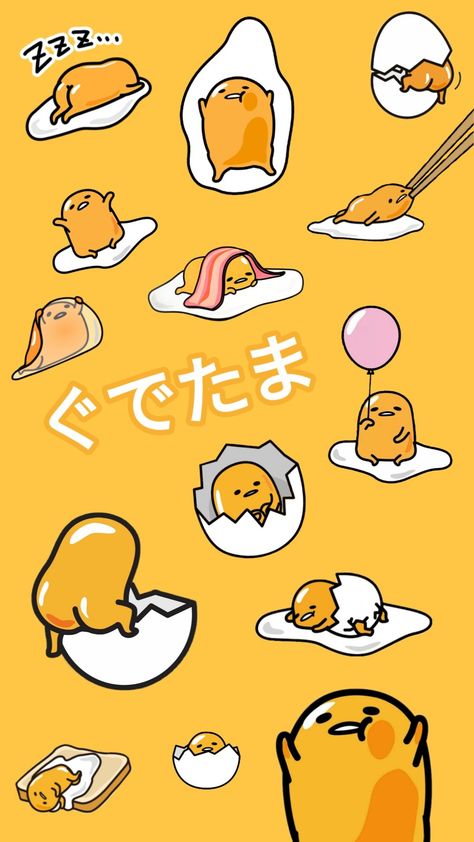 Gudemata Wallpaper, Gouda Tama Wallpaper, Gudatema Wallpaper, Gudetama Wallpaper Ipad, Gutatama Egg Wallpaper, Gudetama Coloring Pages, Gudetama Poster, Gudetama Wallpaper Aesthetic, Gudetama Wallpaper Iphone