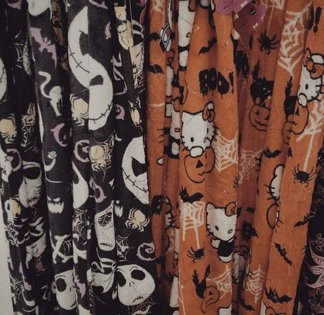 Halloween Pj Pants, Halloween Walmart, Hello Kitty Pjs, Hello Kitty Pajama Pants, Halloween Pajama Pants, Hello Kitty Theme, Halloween Sleepover, Halloween Pjs, Kitty Theme