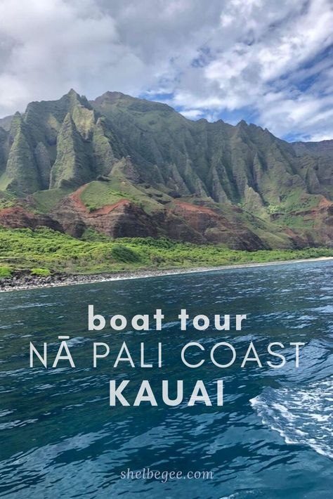 Why you should take a boat tour of the Na Pali Coast in Kauai! Napali Coast Boat Tour, Na Pali Coast Kauai, Napali Coast Kauai, Na Pali Coast, Kauai Island, Garden Island, Napali Coast, Hanalei Bay, Waimea Canyon