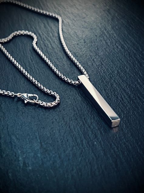 Stainless Steel Mens Necklace, Men’s Necklaces, Men’s Jewellery, Silver Chain Men, Man Jewellery, Mans Clothes, Rich Jewelry, Necklace Pendant For Men, Mens Pendant Necklace