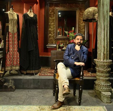 Bridal section at the Sabyasachis New Flagship Store Sabyasachi Interior Design, Sabyasachi Boutique Interior, Sabyasachi Decor, Sabyasachi Store, Sabyasachi Bridal Collection, Boutique Shop Interior, Saree Showroom, Amazing Wedding Ideas, Indian Interior Design