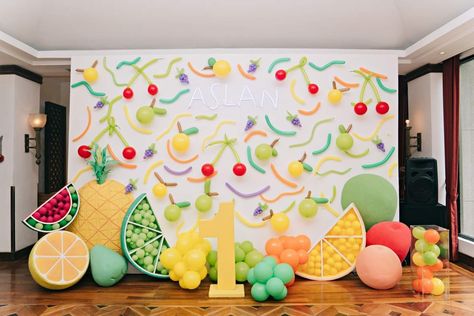 Vacation Bible School Themes, Fruit Birthday Party, Fruit Birthday, Hawaiian Theme, Fruit Stands, Fruit Of The Spirit, School Themes, Camping With Kids, Party Photos