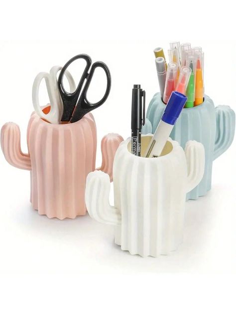 Cute Flower Vase Pen Holder/Creative Student Desk Organizer Container, Succulent Planter/Nordic Plastic Vase For Living Room, Scratch-Resistant Fake Flower Vase, Minimalist Style Multicolor    PP     Home Decor, size features are:Bust: ,Length: ,Sleeve Length: Student Desk Organization, Plastic Vase, Tool Organizers, Student Desks, Container Organization, Style Minimaliste, Fake Plants, Tool Organization, Succulent Planter