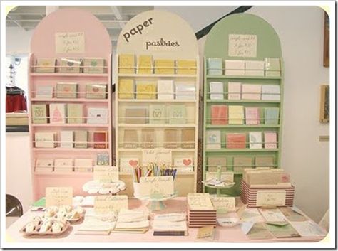 Candy Booth Display Craft Fairs, Art Booth Display Ideas Paintings, Booth Set Up, Booth Set Up Ideas, Craft Stall Display, Market Stall Display, Greeting Card Display, Stall Display, Craft Market Display