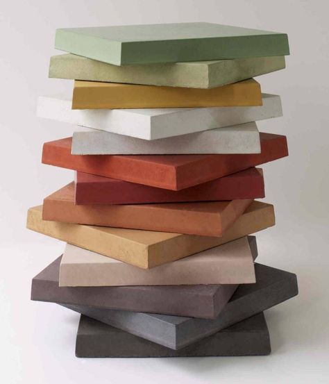 Material Color Palette, Coloured Concrete, Concrete Mix Design, Concrete Pigment, Architectural Concrete, Concrete Facade, Concrete Architecture, A Frame House Plans, Concrete Sculpture