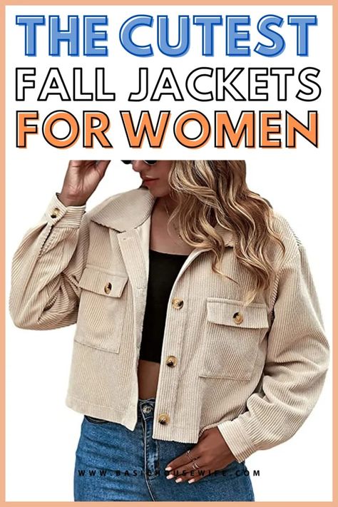 The Best (And Most Affordable!) Fall Jackets for Women in 2022 Women’s Coats And Jackets, Women’s Jackets, Fall Jackets For Women, Cute Fall Jackets, Leather Jacket Winter, Women Leather Jacket, Fall Coats, Best Online Clothing Stores, Dressy Jackets