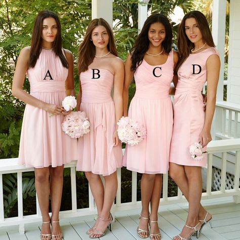 Different Styles Knee Length Pink Chiffon Junior Bridesmaid Dress Girls Party Dresses Bruidsmeisjes Jurk Baby Pink Bridesmaids Dresses, Pink Bridesmaid Dresses Short, Kids Bridesmaid Dress, Bridesmaid Dresses Short, Blush Pink Bridesmaids, Blush Pink Bridesmaid Dresses, Blush Bridesmaids, Pink Bridesmaid Dress, Mismatched Bridesmaids