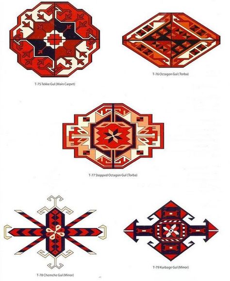 The term gul, gol, göl or gül is used widely across Central and West Asia, and among carpet specialists in the West. from the Turkish word gül which similarly means a rose or roundel. in turkmen language gul word meant is flower but göl is pattern and design Turkoman Jewelry, Tiled Coffee Table, Book Art Diy, Carpet Design, Patterned Carpet, Art Tutorials Drawing, Persian Carpet, A Rose, Rug Pattern