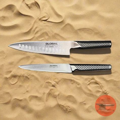 Explore the finest Global 2-piece Knife Set - Made in Japan with Global Knives 🇯🇵 at JapanChefKnife.com. Our elite Japanese and European knives and cookware are perfect for chefs and culinary enthusiasts who demand the best. Elevate your cooking experience with our premium selection, crafted for exceptional quality and elegance. Shop now and make a statement. 🍴🔪 #JapaneseBlades #ArtisanKnives #ProChefKnife #SushiBlades #SantokuEdge #GyutoBlades #PrecisionKnives #KitchenMustHaves #KnifeMastery... Global Knives, Boning Knife, Cast Iron Dutch Oven, Kitchen Must Haves, Japanese Knife, Santoku Knife, Carving Knife, Steak Knives, Utility Knife