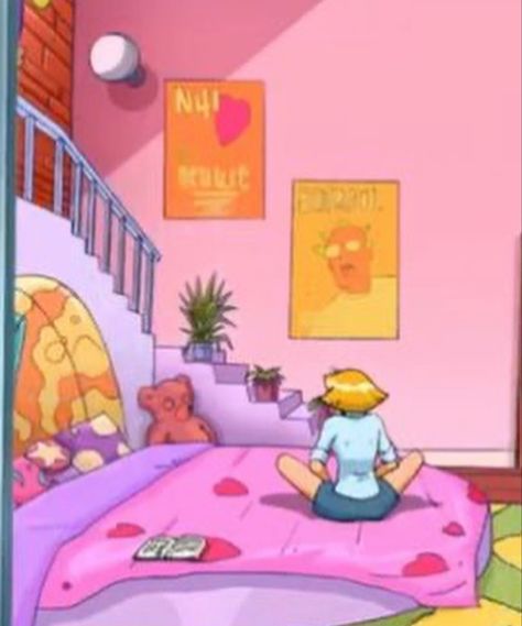 Totally Spies Room, Totally Spies, Vintage Room, Dollhouse Decor, Vintage Cartoon, Aesthetic Bedroom, Retro Aesthetic, Room Aesthetic, Fashion Aesthetic