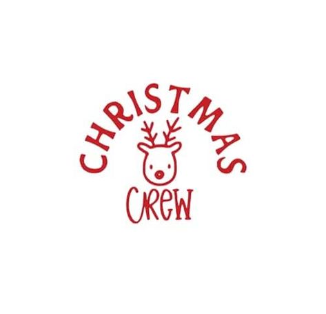 Christmas Crew Iron On Decal, Christmas Tshirt Transfer, DIY Crafts, HTV Graphic Vinyl Patch, Matching Family Shirt Decal, Pick Size and Color, Iron-On Almost Anything (Red) Matching Family Shirt, Christmas Tshirt, Family Shirts Matching, Htv Vinyl, Iron On Vinyl, Family Shirt, Amazon Handmade, Matching Shirts, Christmas Tshirts