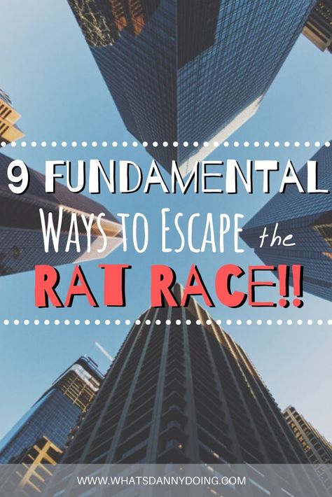 Do you feel stuck in the rat race? Looking for ways to get out, live a fuller life, and make the most of your time instead? Check out this post with 9 key steps and strategies on how to escape the rat race!  #ratrace #howtoescapetheratrace #escapetheratrace Escape Plan, Rat Race, Blogging Advice, Feeling Stuck, Do You Feel, Best Location, Getting Out, Travel Quotes, Amazing Destinations