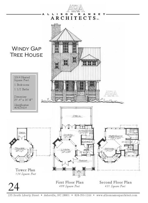 The Windy Gap Tree House in South Port St. Joe, FL… - Windy Gap Tree House - AllisonRamseyArchitects Architects House, Allison Ramsey, Architectural Designer, Sims 4 House Plans, Best Tiny House, Vintage House Plans, Sims House Plans, Tower House, Casa Vintage