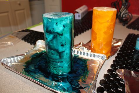 Alchol inked candles....add some bling and cute!! Alcohol Ink Candles, Unicorn Paint, Candle Tart, Lantern Ideas, Alcohol Ink Crafts, Ink Crafts, Painted Candles, Candle Craft, Candle Business