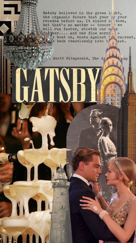 the great gatsby / #thegreatgatsby #movies #film #collageart #aesthetic #wallpaper #vintage #vibes #fyp #fypshuffle #shufflefyp #shuffels #shuffleinspo Great Gatsby Wallpaper, Gatsby Wallpaper, Aesthetic Wallpaper Vintage, Wallpaper Vintage, The Great Gatsby, Great Gatsby, How To Run Faster, Vintage Vibes, Gatsby