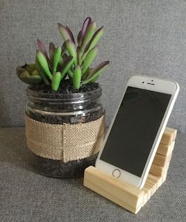 Kristen Getting Crafty!: Jenga Phone, Ipad Stand Make Keychains, Diy Phone Stand, Jenga Blocks, Popsicle Crafts, Wood Block Crafts, Diy Dollar Tree Decor, Block Craft, Dollar Tree Decor, Dollar Tree Diy Crafts