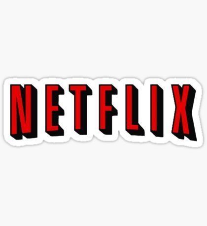 Netflix Aesthetic, Aesthetic Logo, Iphone Stickers, Preppy Stickers, Inspiration Logo Design, Homemade Stickers, Snapchat Stickers, Red Bubble Stickers, Cute Laptop Stickers