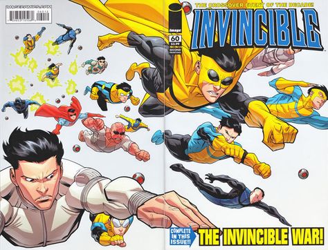 GCD :: Cover :: Invincible #60 Zed League Of Legends, Invincible Comic, Indie Comic, Best Superhero, Comic Collection, Image Comics, Super Villains, Comic Panels, Fun Comics