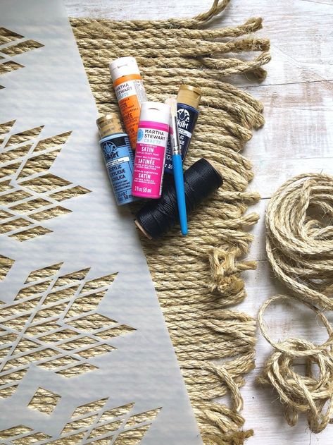 Make Your Own Large Boho Jute Rug – Crafty Lumberjacks Rope Rug, Rug Tutorial, Braided Jute Rug, Rope Crafts, A Rug, Circle Rug, Crochet Diy, Diy Rug, Jute Rope