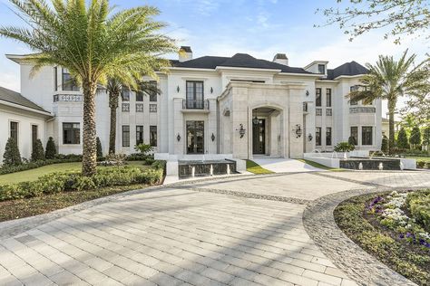 American Mansions, Mediterranean Exterior, Mediterranean Mansion, Dream Mansion, Mediterranean Style Homes, Mansions Luxury, Mediterranean Homes, Design Hotel, Delray Beach